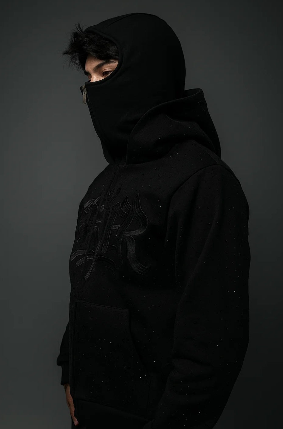 Balaclava Hoodie DoctorZet Negro