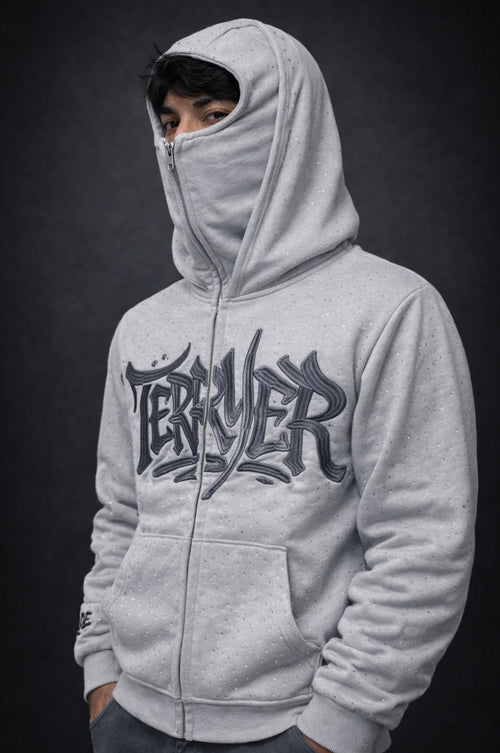 Balaclava Hoodie DoctorZet Negro vista 2